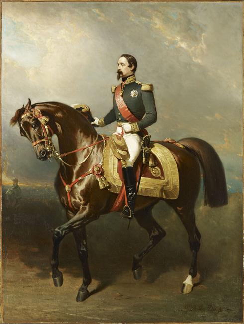 Portrait équestre de l'empereur Napoléon III