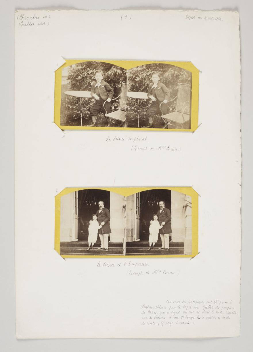 Deux photographies stéréoscopiques, collection de l'abbé Misset